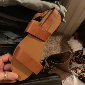 Brown sandals